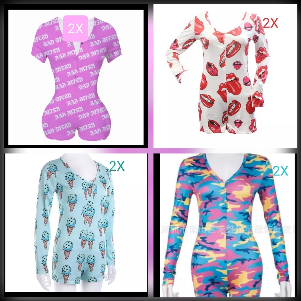 2x rompers